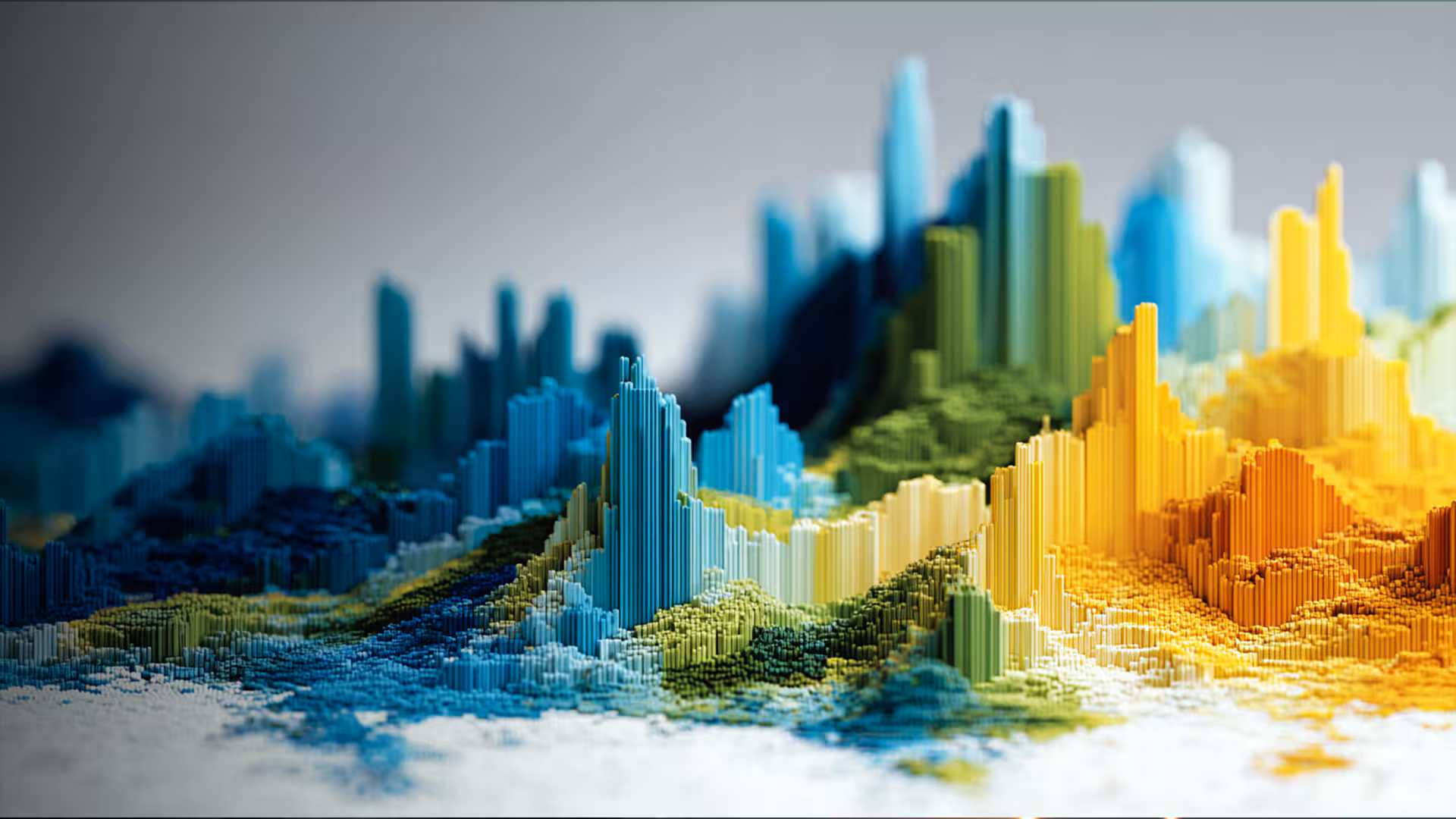 Abstract graphical chart